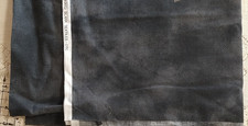 Dark Gray-Black Spray-Paint Cotton Quilt Fabric Tonal Blender 18x44 Blank Textil