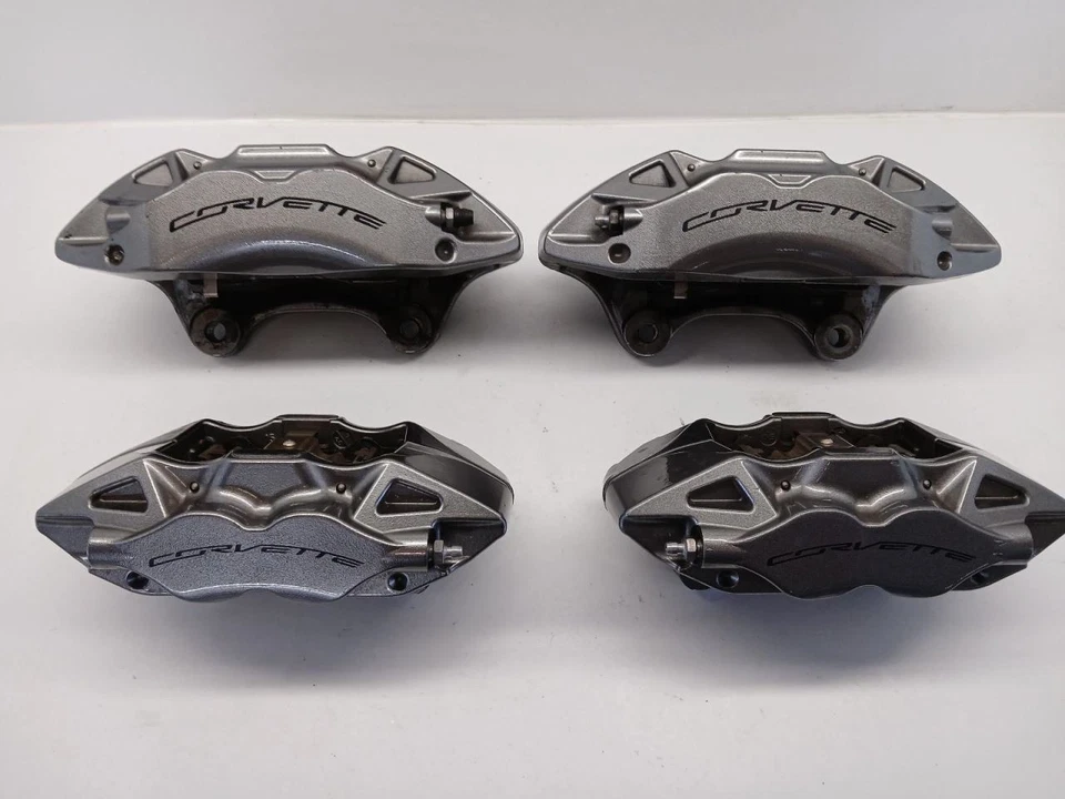 14-19 CORVETTE C7 STINGRAY BASE SET OF 4 CALIPERS,SILVER OPT JL9 - Image 2 of 4