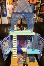 Frozen Disney's 2 Elsa's Fold and Go Ice Palace Castle Playset - Incomplete