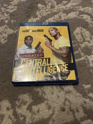 Central Intelligence (Blu-ray, 2016) New Sealed Unrated Kevin Hart, The Rock