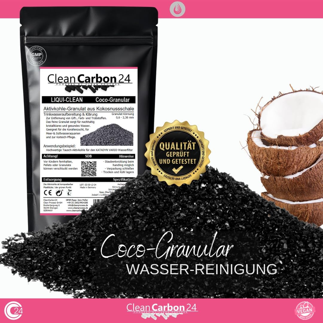 Carbone Attivo Granulare 10L - Sostituzione Filtri Cappa e Acquari - 2