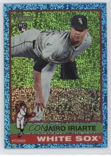 2025 Topps Heritage Chrome Light Blue Sparkle Refractor Jairo Iriarte #385 0y5c