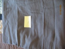 Solid Gray color cotton flannel fabric 1.5 yd. x 42" soft on both sides NEW