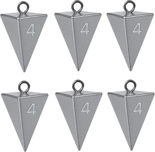 10 Piombi Piramide Da 170g (6 Oz) Per Pesca – Piombi In Piombo, Spedizione Inclusa, Do-It USA