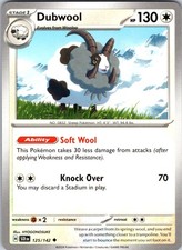 Dubwool SV07: Stellar Crown 125/142 Pokemon TCG LP