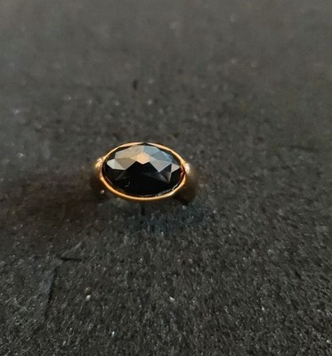 Swarsovski Ring goldfarben Größe 55