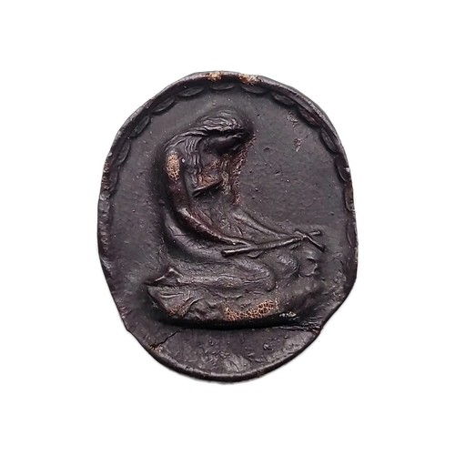 Rare Antique Ecclésiastique Reliques Lady Vera Fait De Florence Italie Cire Seal - Photo 22 sur 24