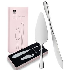 EIUBUIE Cake Cutting Set for Wedding, Cake Knife and Server Set, Classic Design