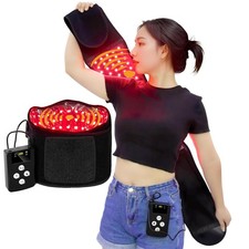 Red Light Therapy Belt  Cordless Back Massager Belt with Heat, Near Wrap for...