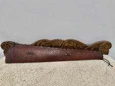*VERY RARE* Made By Dietrich “D” Heye Antique Leather Rifle Scabbard Crosshatch