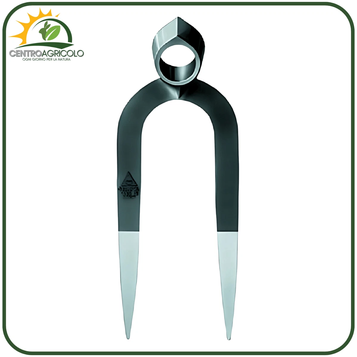 Qcwwy Zappa A Mano In Acciaio Forgiato Per Giardinaggio – 40 Cm, Leggera E Affilata, Con Manico TPR
