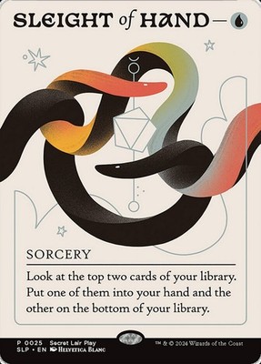 MTG Magic the Gathering Sleight of Hand (25/54) Secret Lair Showdown LP