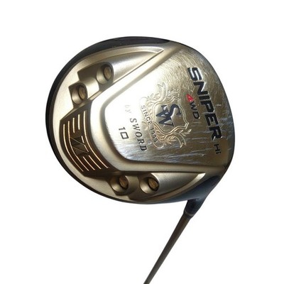 KATANA Golf SWORD SNIPER Hi 4WD DRIVER 10deg Flex-SR No Head Cover