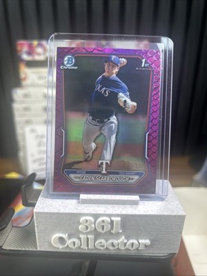 2026 Bowman Chrome Caden Scarborough 1st FUCHSIA REPTILIAN 074/199 #BCP-17