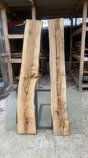 Coppia di tavole di legno di noce Max160x max27x5