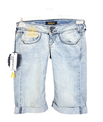 K1)  Killah by SIXTY Damen Jeans Shorts Peach Gr. 24 Neu Blau
