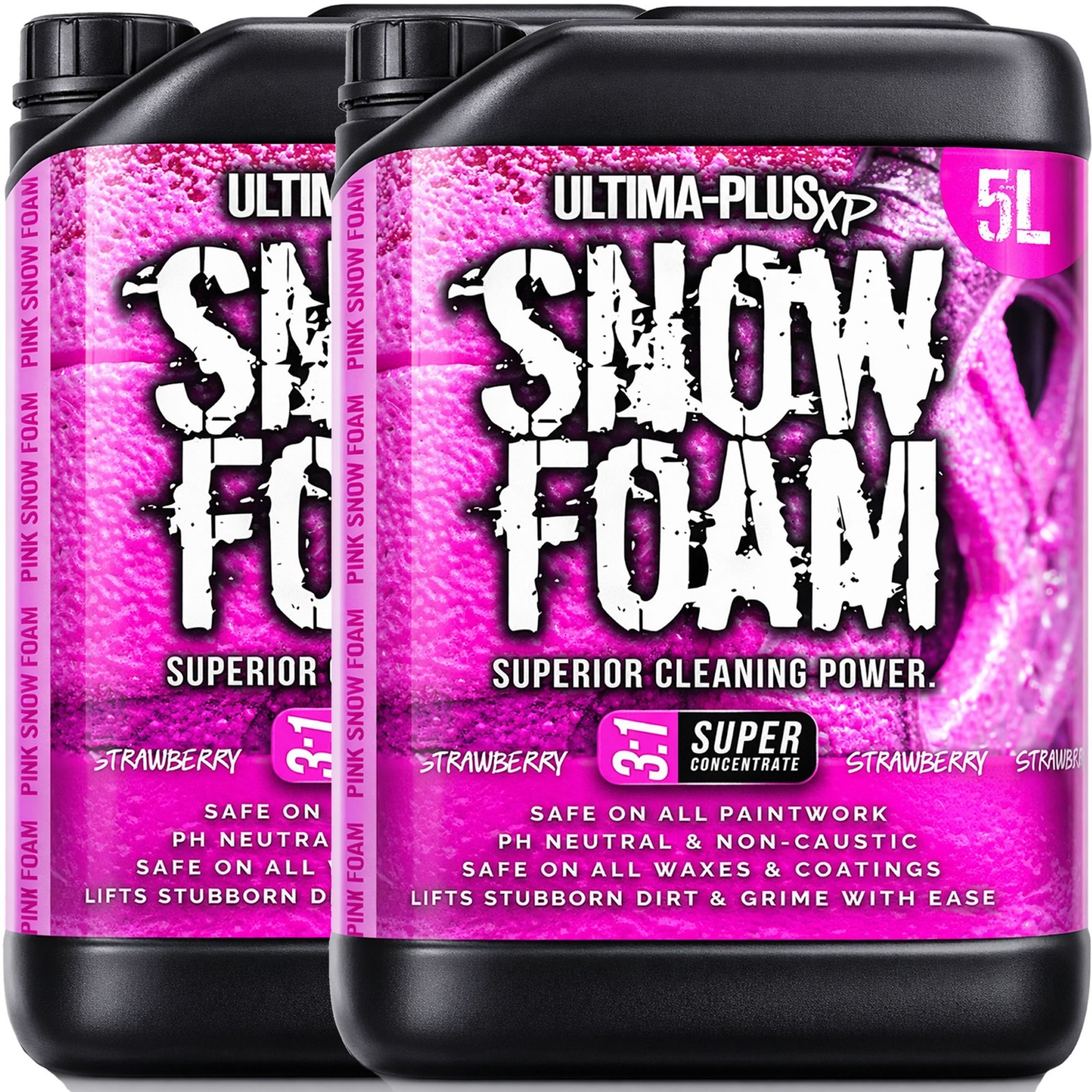 Ultima Snow Foam Car Shampoo Wash Vehicle Wax Soap Detailing Strawberry 10L