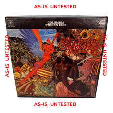 Santana Abraxas CR 30130 3.75 IPS Reel Columbia Stereo Tape 4Track 1970 Untested