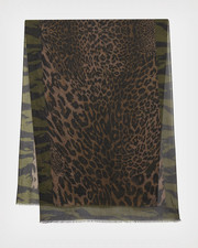 NEW, ALLSAINTS KIKU OBLONG SCARF In One Size #SC82