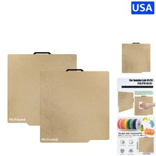 257x257mm Double-Sided Textured PEI Build Plate for Bambu Lab Printers
