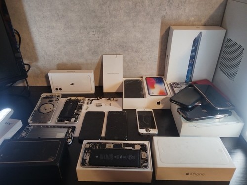 Apple iPhone Bastler/Sammler MEGA Paket. 11, X, 7, 8, 6+, 5 iPhones, Boxen