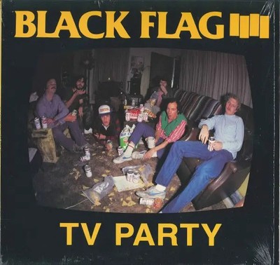 Black Flag TV Party NEAR MINT SST Records Vinyl LP