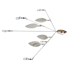 Yumbrella Castable Multi-Lure Umbrella Rig for Bass Fishing by Bait School Te...