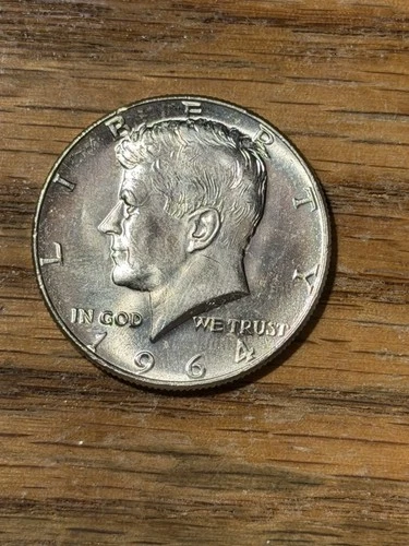 1964 KENNEDY Half Dollar 90% Silver, BU Uncirculated, JFK-64