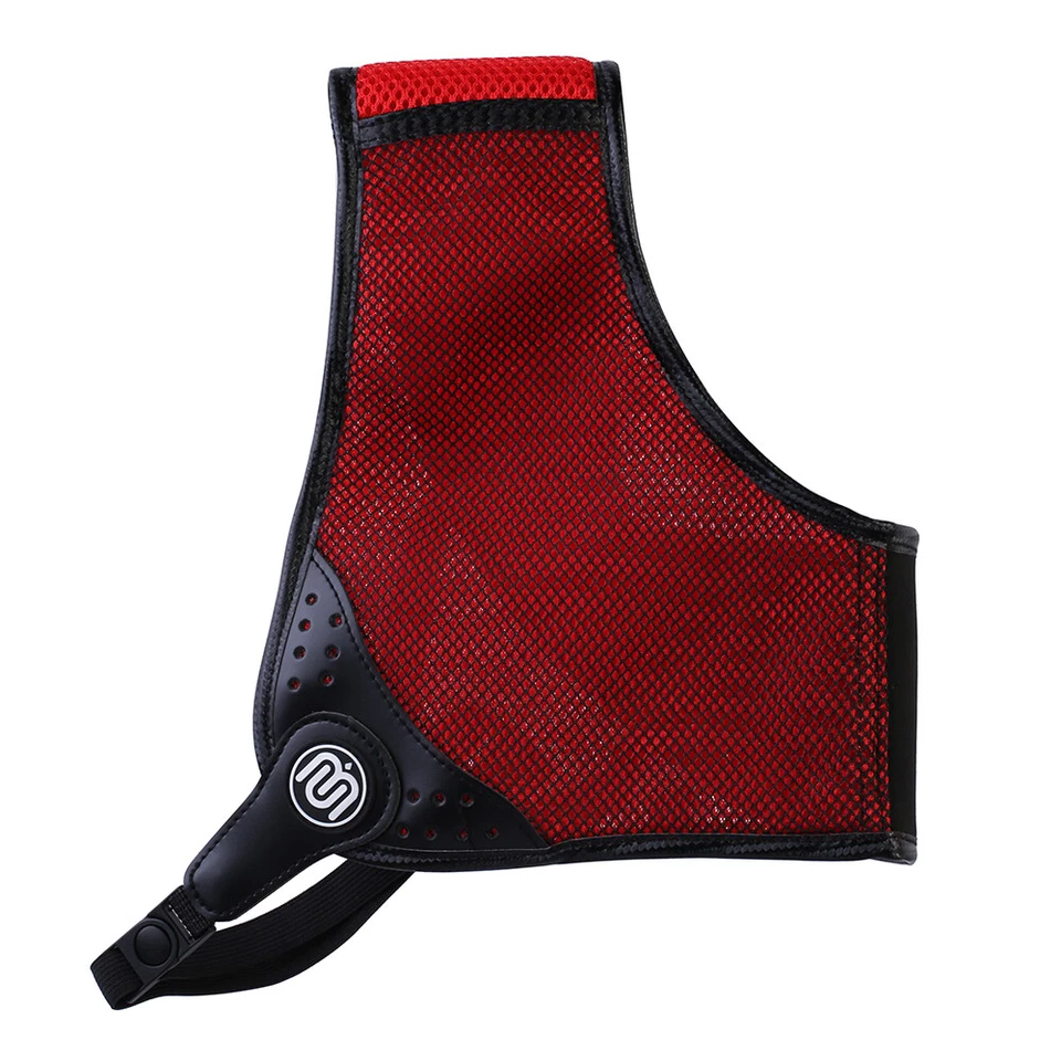 Protector de pecho de tiro con arco ajustable de 3 capas de cuero + tela duradera Foto 2 de 4