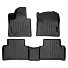 SMARTLINER Custom Fit Floor Mats 2 Row Set 2021-2025 Kia Sorento (2nd Row Bench)