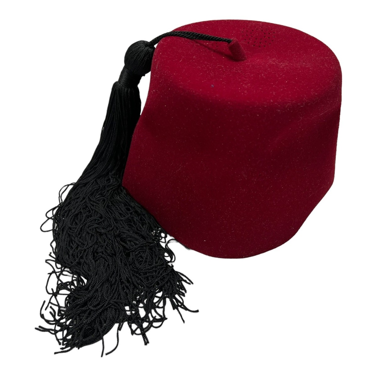 SHRINER'S Fez Hat Cap SZ 7.5 Freemasonry Collectible Memorabilia