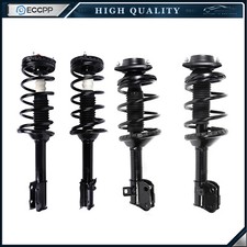 4 Front Rear Complete Struts Shocks Mounts Coil Spring For 98-02 Subaru Forester