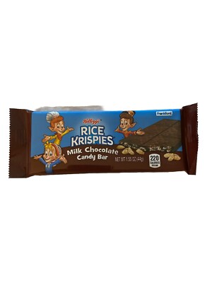 Kellogg s Rice Krispies Bar Candy Milk Chocolate Expires March 2026 Cereal NIP
