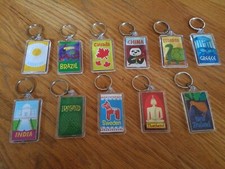 Highlights Top Secret Adventures Lot of 11 Keychain Rings Nice Condition
