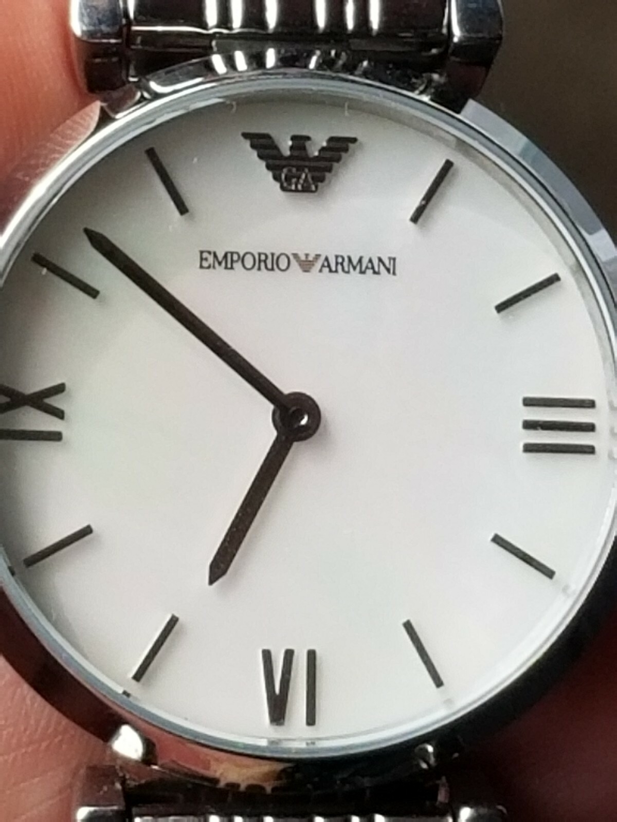 EMPORIO ARMANI AR1682 Mother of Pearl Dial Lady's Watch (1-7) | eBay