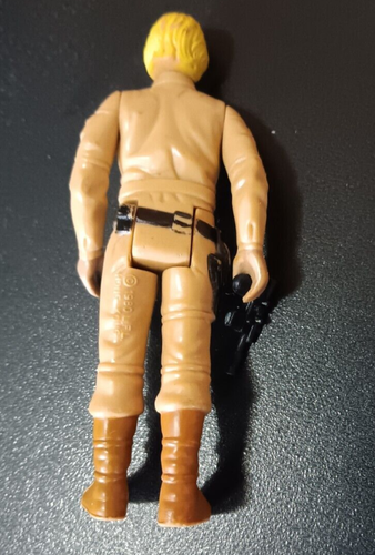 LUKE SKYWALKER Bespin 1980 Action Figure BLONDE HAIR w/ Blaster *HONG KONG* - Picture 3 of 3