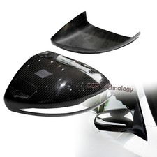 Dry Gloss Real Carbon Fiber Side Mirror Full Cover Fits 19-21 C257 CLS450 GT53