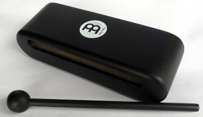 MEINL Woodblock MWB1BK Wood Block Medium Percussion Holzblock black schwarz