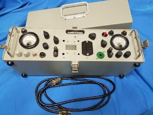 Vintage 1975 US Naval Department Relay Test Set TS-3437/U - AN/UGM-10 - Unused