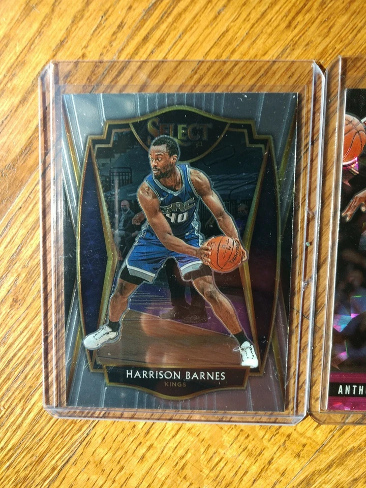 2020 Prizm Draft Энтони Эдвардс RC Pink Ice No41 и Харрисон Барнс Select Premier - Изображение 3 из 3