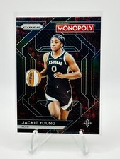 2024 Panini Prizm WNBA Monopoly Jackie Young #WNBA15 Red Classic Icons Aces