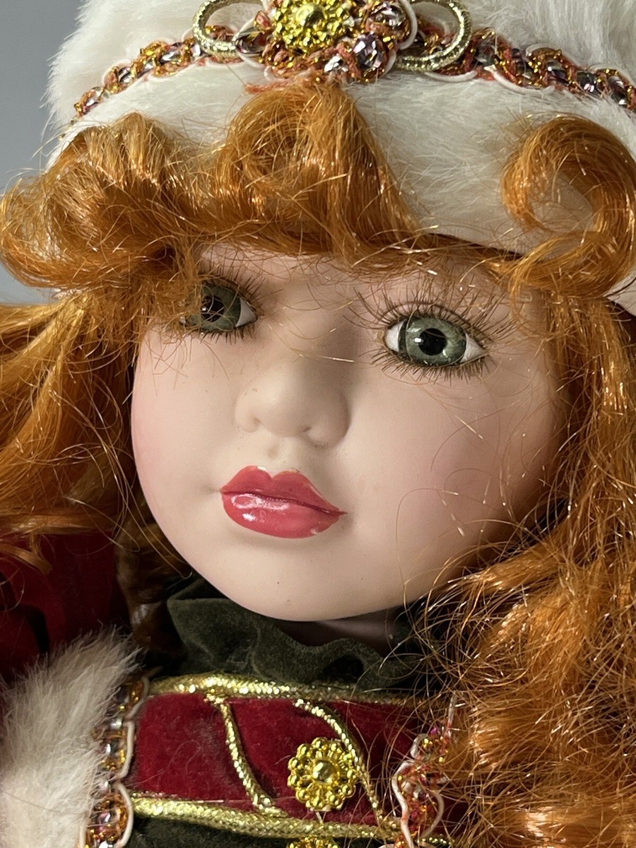 Vintage Holiday Lane Collection Brianna Porcelain Doll 2003