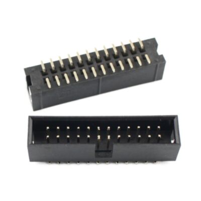 5Pcs 2.54mm Pitch 2x12 24 Pin SMT IDC Cable Connector Male Shrouded Box Header #