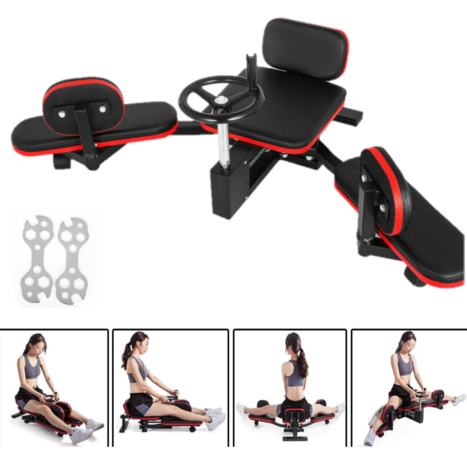 Esparcidor de Piernas Profesional para Split Estiramiento de Aductores hasta Más de 180°