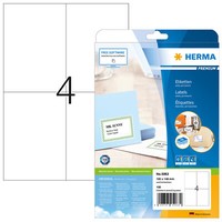 Herma Premium Etiketten A4, 105 X 148 Mm, Weiß, Permanent Haftend