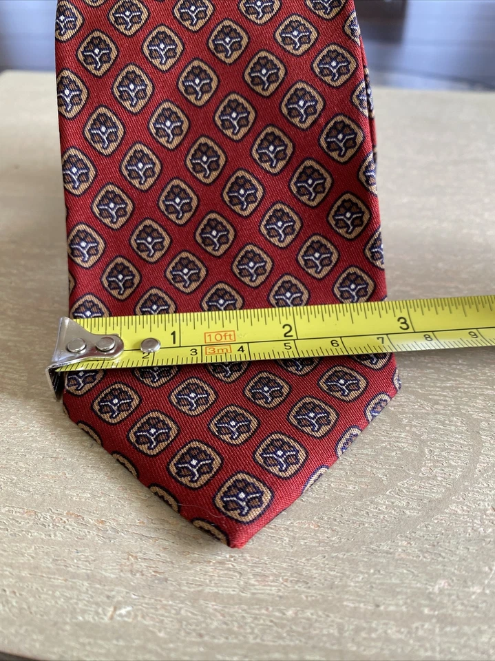 Vintage Atelier Torino Modell-Entwurf 100% Silk Tie Granichery Lucerne 3” X 60” - Image 2 of 4