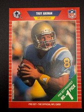 1989 Pro Set - #490 Troy Aikman (RC)