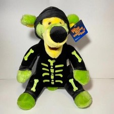 16" Disney Store Exclusive Winnie The Pooh Green Halloween Skeleton Tigger Plush