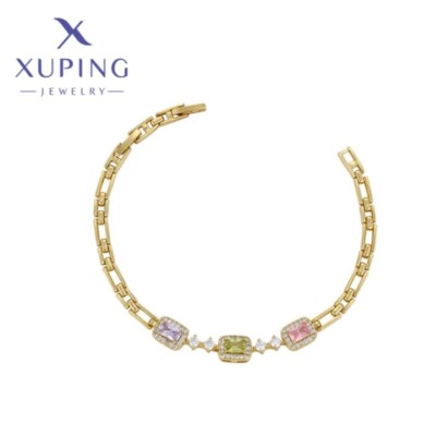 Xuping Jewelry Trendy Exquisite Elegant Geometry Shape Women's Bracelets