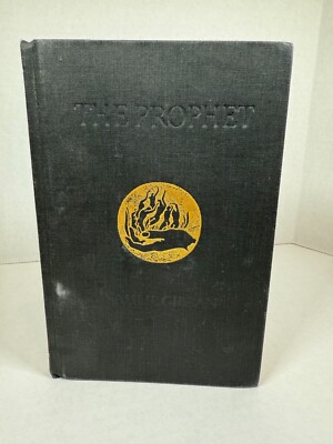 The Prophet, Khalil Gibran 1978-100th printing-hard cover Acceptable condition